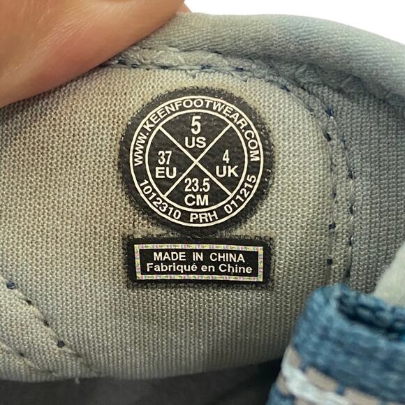 Keen Blue and Gray WHISPER Outdoor Sandals Size 37 - Picture 5 of 7